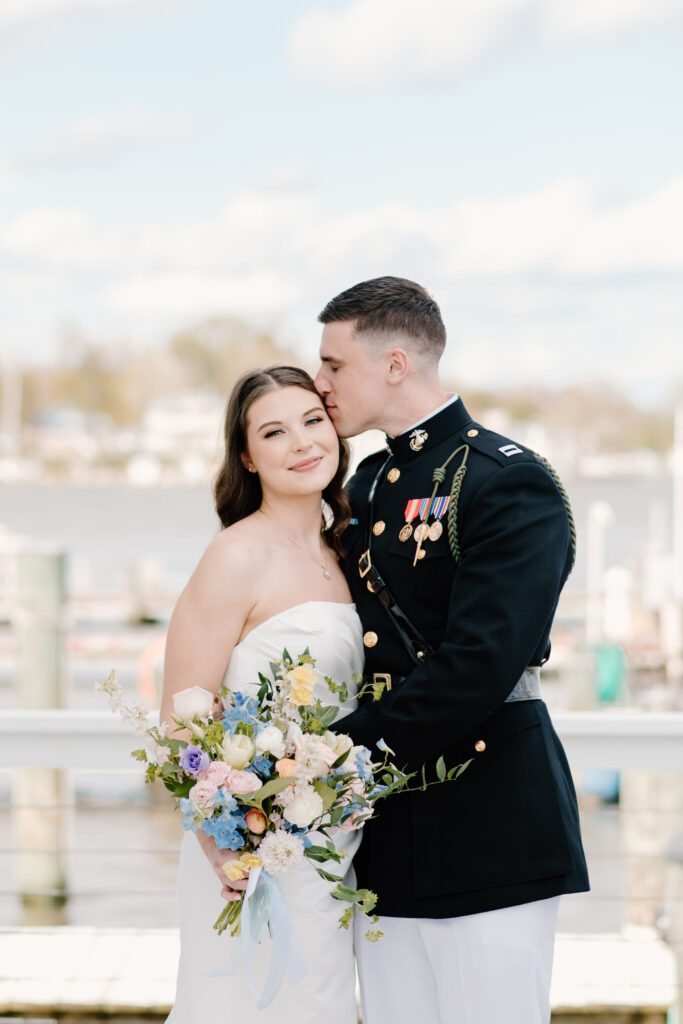 modern and timeless bride and groom portraits