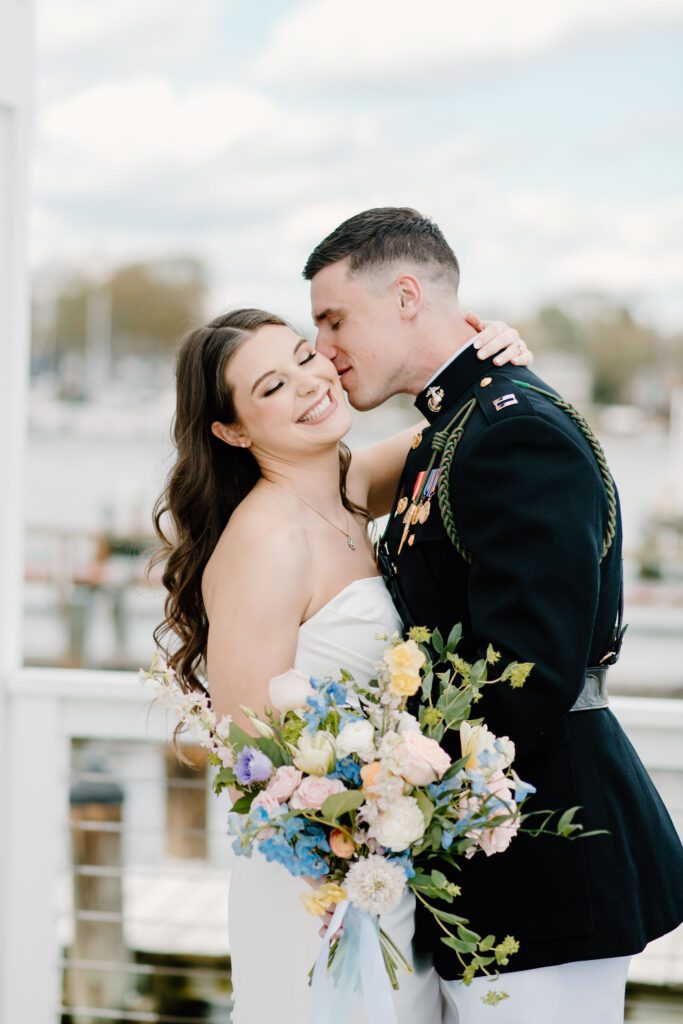 modern and timeless bride and groom portraits