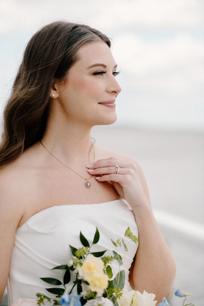 modern and timeless bride and groom portraits