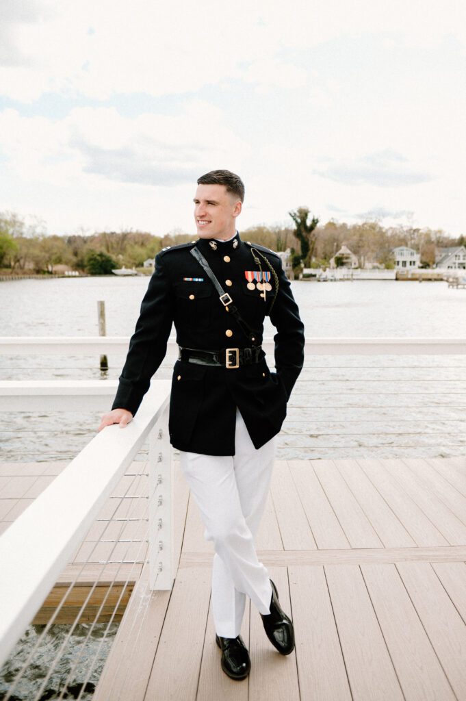 outdoor spring wedding photos on the eastern shore
