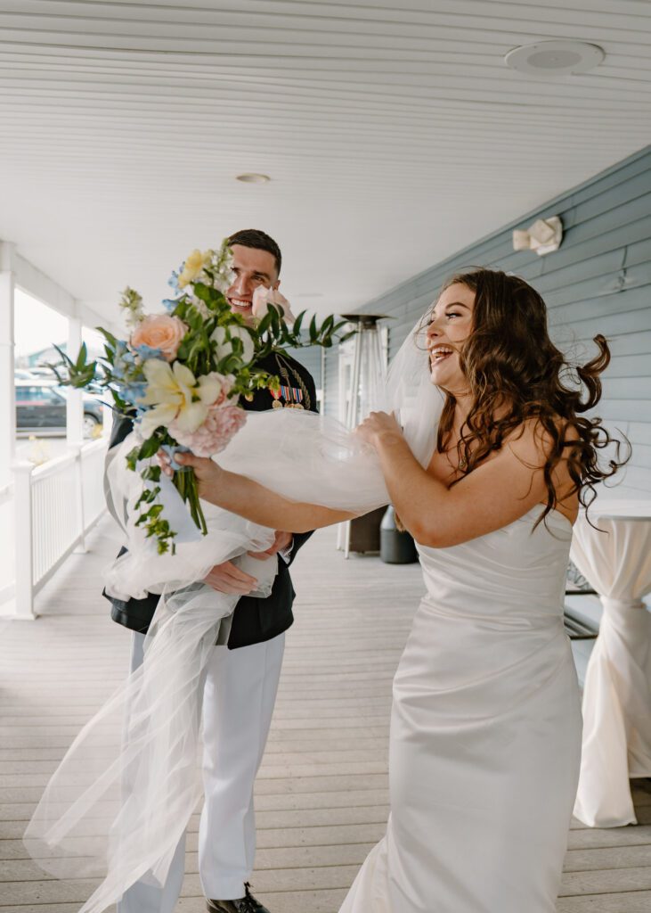 Maryland wedding ceremony photos on the eastern shore