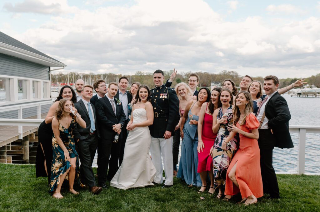 wedding in Maryland reception photos fun and candid