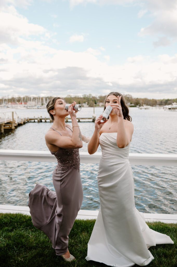 wedding in Maryland reception photos fun and candid