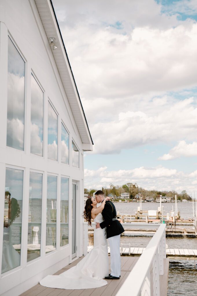 modern and timeless bride and groom portraits