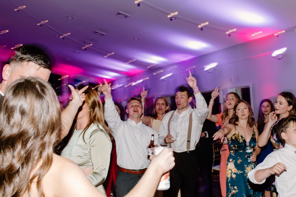flash dance reception photos