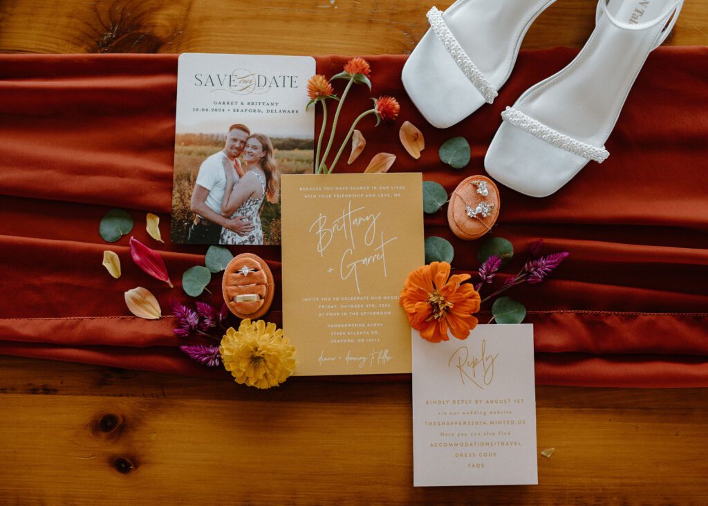 rustic fall wedding colors and ideas in delaware