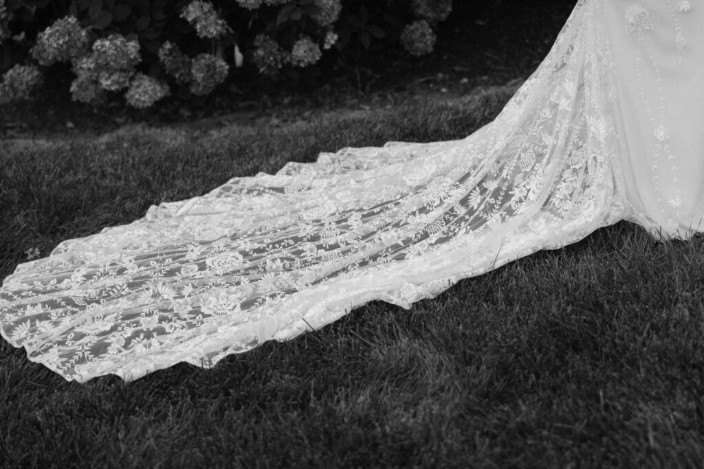 bride and groom portraits outdoors in october