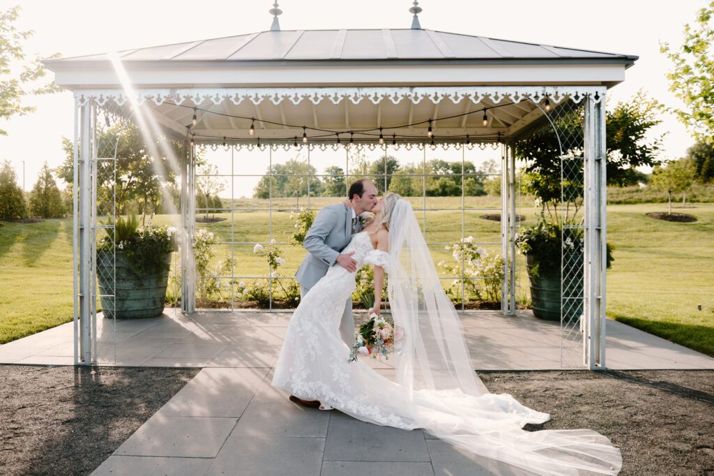 outdoor wedding photos in the summer, timeless and modern