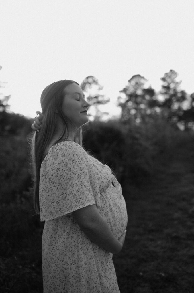 Colorful Spring Maternity Photos at Terrapin Beach Park